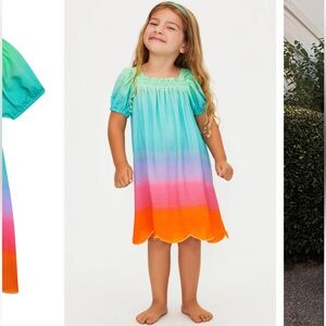 Beach Riot Little Ollie Rainbow Technicolor Ombre Mini Dress NWT